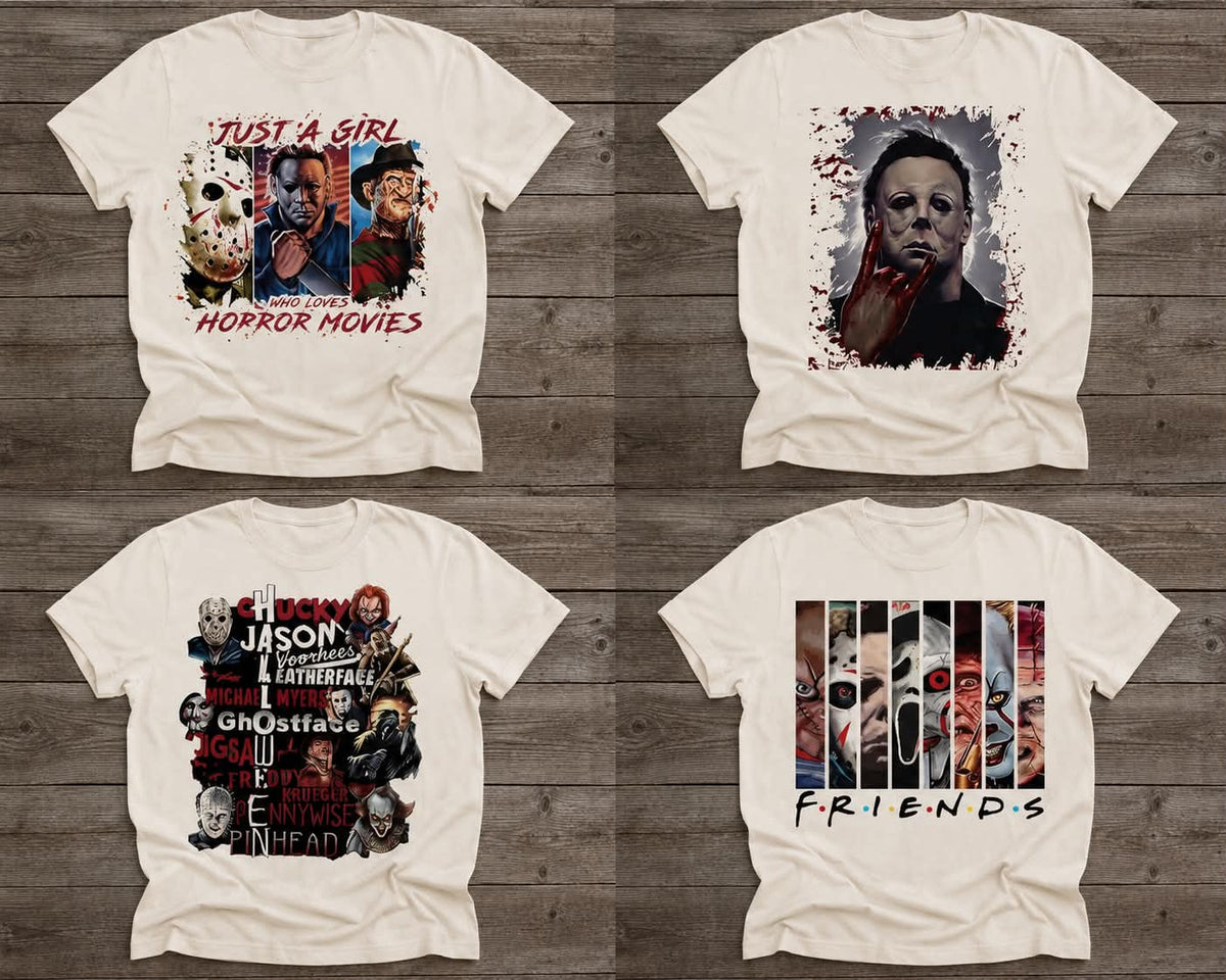 Halloween horror tees