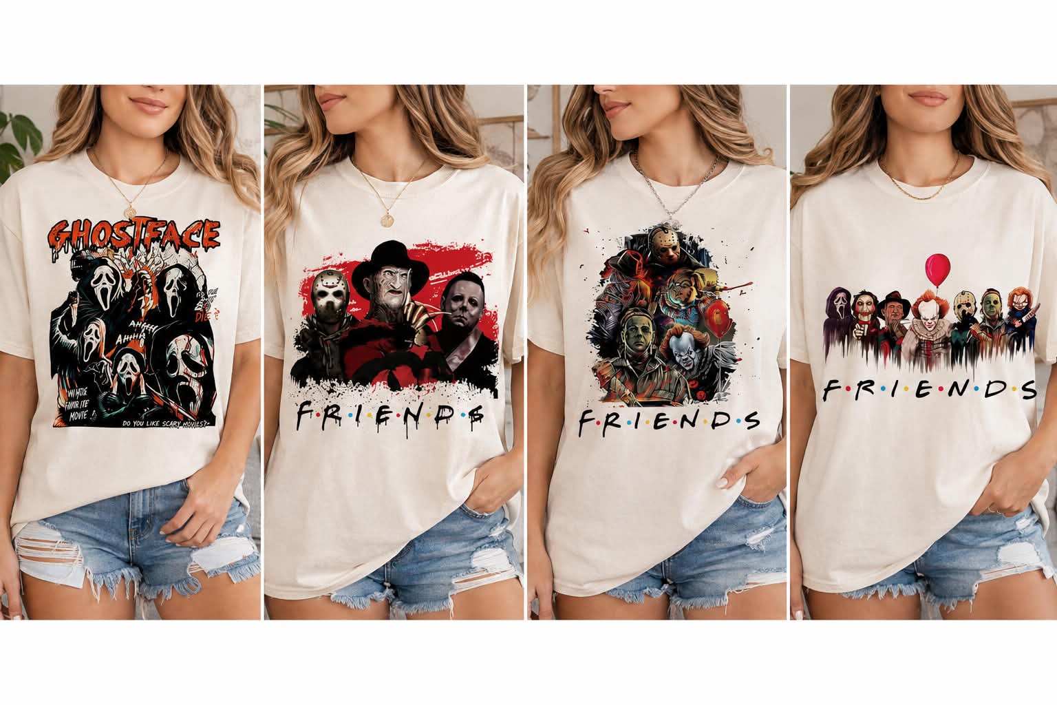 Halloween horror tees
